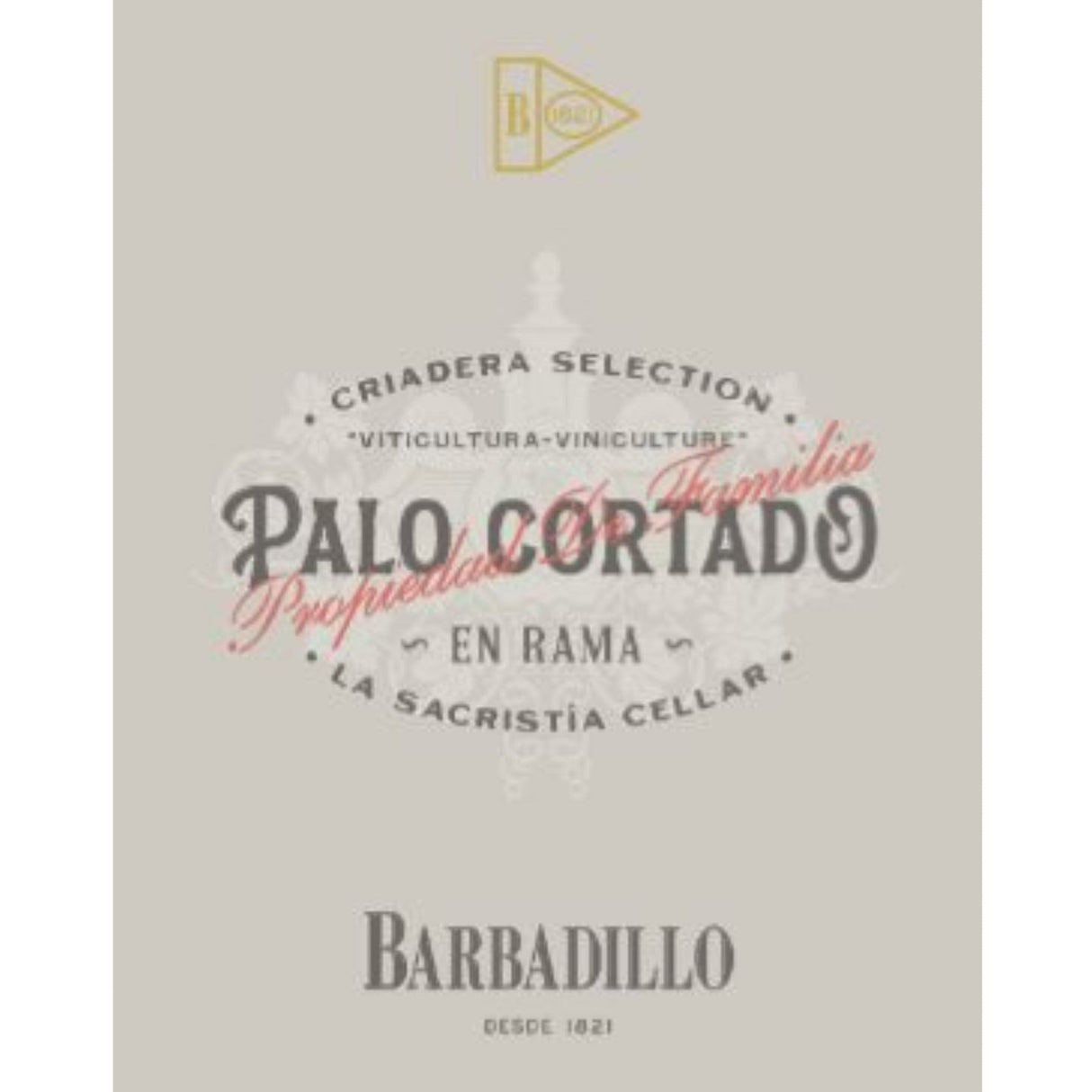 Bodegas Barbadillo En Rama Criadera Selection Palo Cortado NV sherry bottle 750mL from Spain