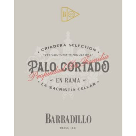 Bodegas Barbadillo En Rama Criadera Selection Palo Cortado NV sherry bottle 750mL from Spain
