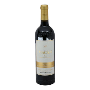 Bodegas Benjamin de Rothschild Vega Sicilia Macan Rioja 2018 red wine bottle 750mL from Spain