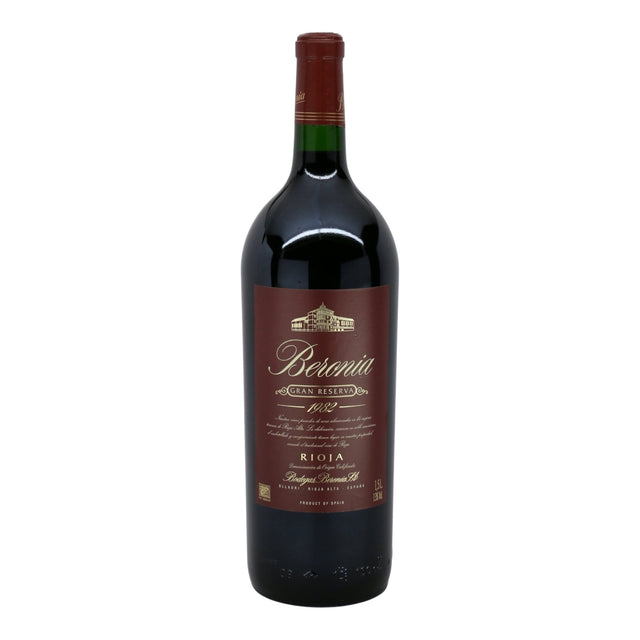 Bodegas Beronia Gran Reserva Rioja 1982 (1.5L) red wine bottle from Spain