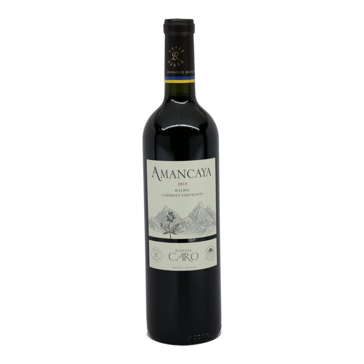 Bodegas Caro Amancaya Malbec Cabernet Sauvignon 2021 red wine bottle 750mL from Argentina