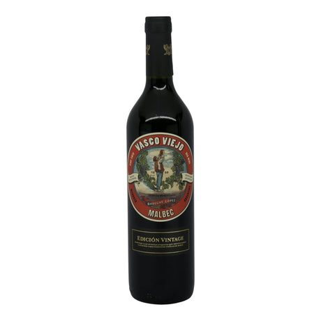 Bodegas Lopez Vasco Viejo Mendoza Malbec 2024 red wine bottle 750mL from Argentina