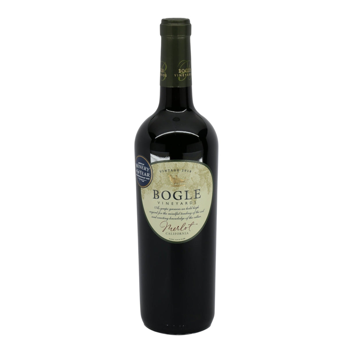 Bogle California Merlot 2021 red wine bottle 750mL from USA