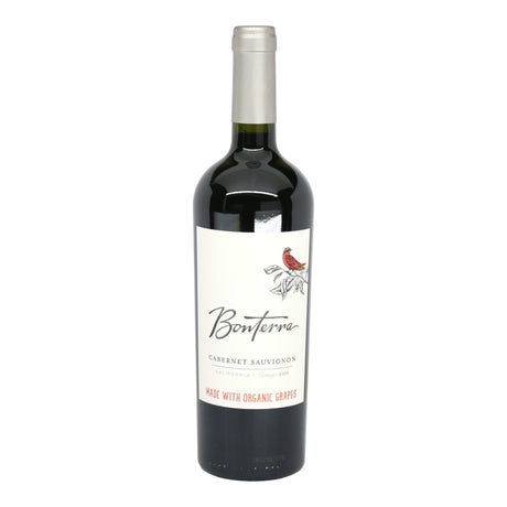 Bonterra Cabernet Sauvignon 2021 red wine bottle 750mL from USA