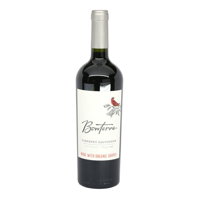 Bonterra Cabernet Sauvignon 2021 red wine bottle 750mL from USA