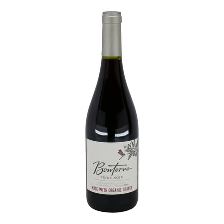 Bonterra Mendocino County Pinot Noir 2022 red wine bottle 750mL from USA