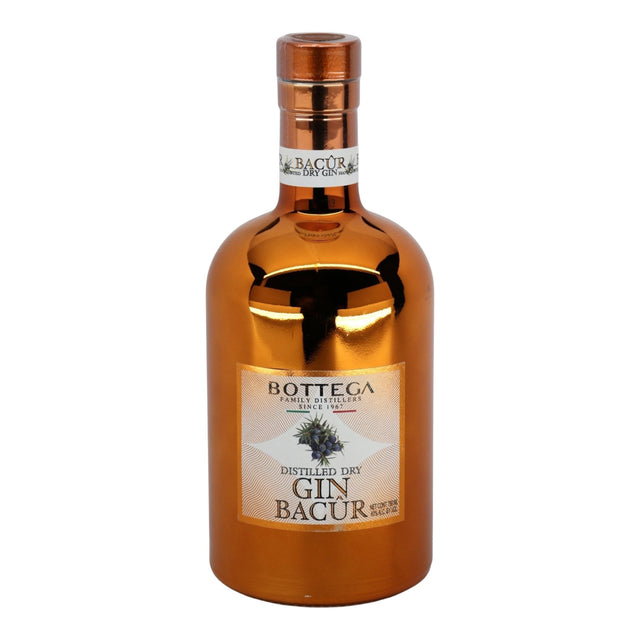 Bottega Bacur Dry Gin 750mL bottle from Italy