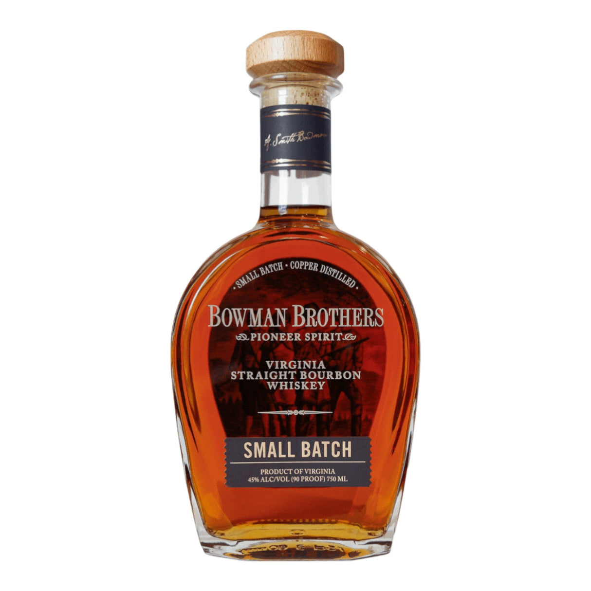 Bowman Brothers Small Batch Bourbon Virginia Straight 750mL bottle from USA
