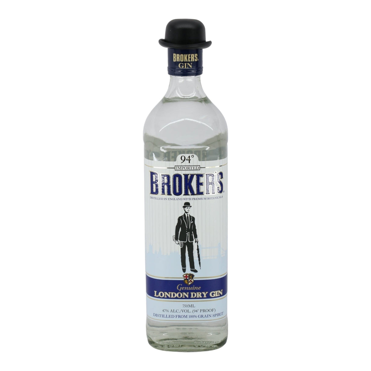 Brokers London Dry Gin 750mL bottle from England