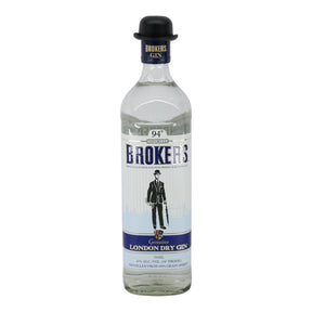 Brokers London Dry Gin 750mL bottle from England