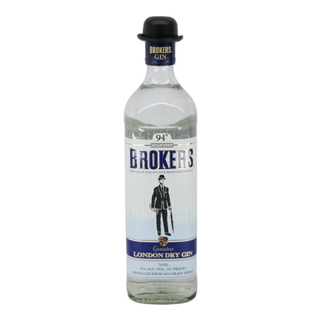 Brokers London Dry Gin 750mL bottle from England