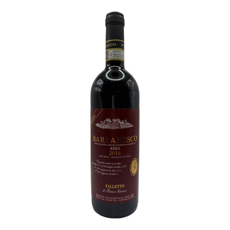 Bruno Giacosa Asili Barbaresco Riserva 2016 red wine bottle 750mL from Italy