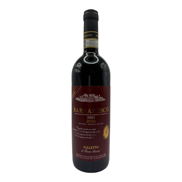 Bruno Giacosa Asili Barbaresco Riserva 2016 red wine bottle 750mL from Italy