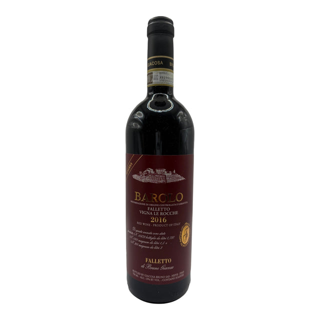 Bruno Giacosa Le Rocche del Falletto Barolo Riserva 2016 red wine bottle 750mL from Italy