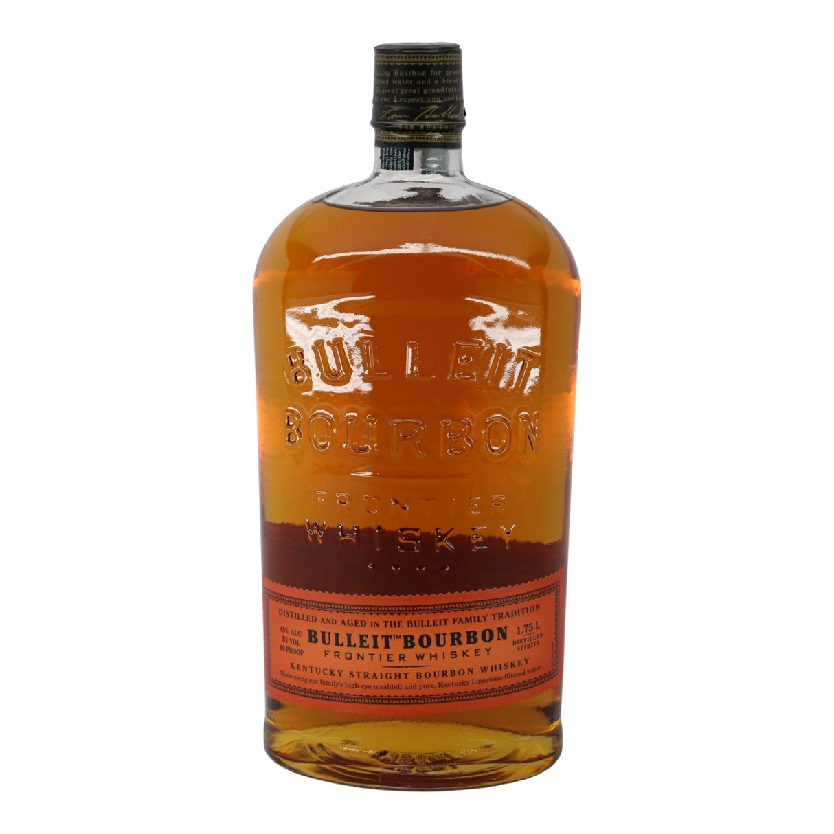 Bulleit Frontier Bourbon Whiskey 1.75L bottle from USA
