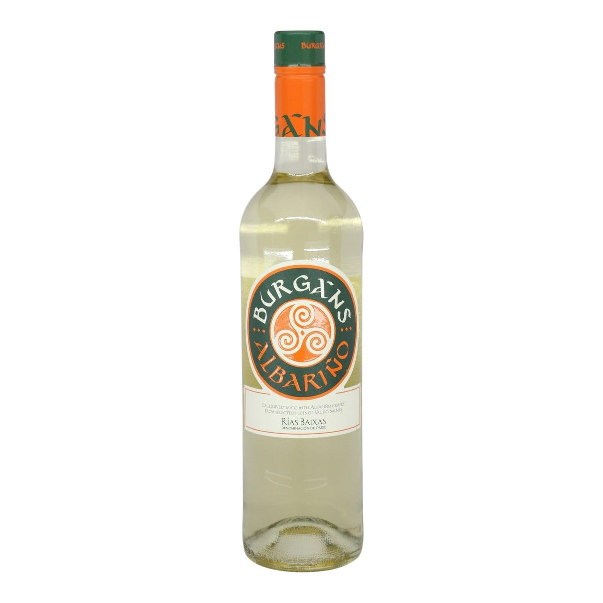 Burgans Rias Baixas Albarino 2024 white wine bottle 750mL from Spain