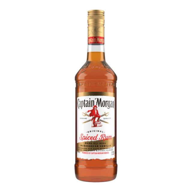 Captain Morgan "Spiced" Flavored Rum 1.0L bottle 1L from USA