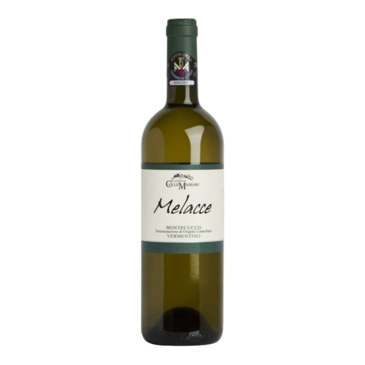 Castello Colle Massari Melacce Vermentino 2024 white wine bottle 750mL from Italy