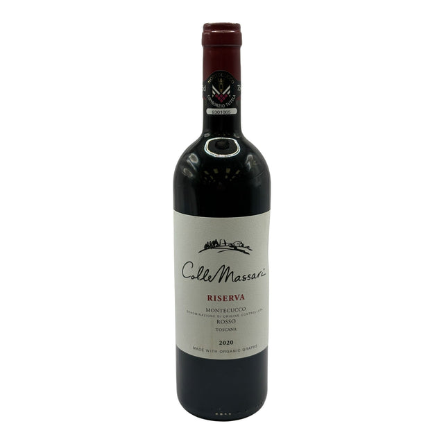 Castello Colle Massari Montecucco Riserva 2020 red wine bottle 750mL from Italy