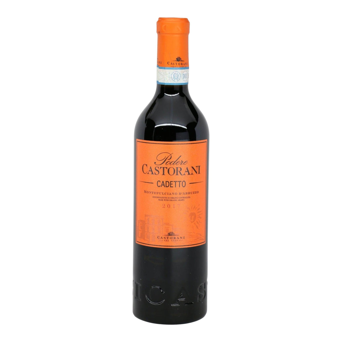 Castorani Cadetto Montepulciano d Abruzzo 2021 red wine bottle 750mL from Italy