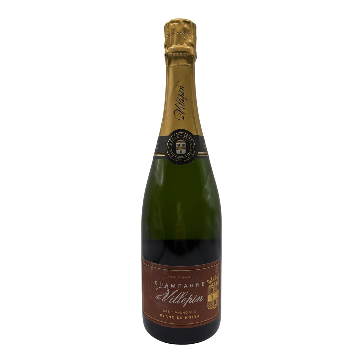 Champagne de Villepin Blanc de Noirs Brut Champagne NV bottle 750mL from France