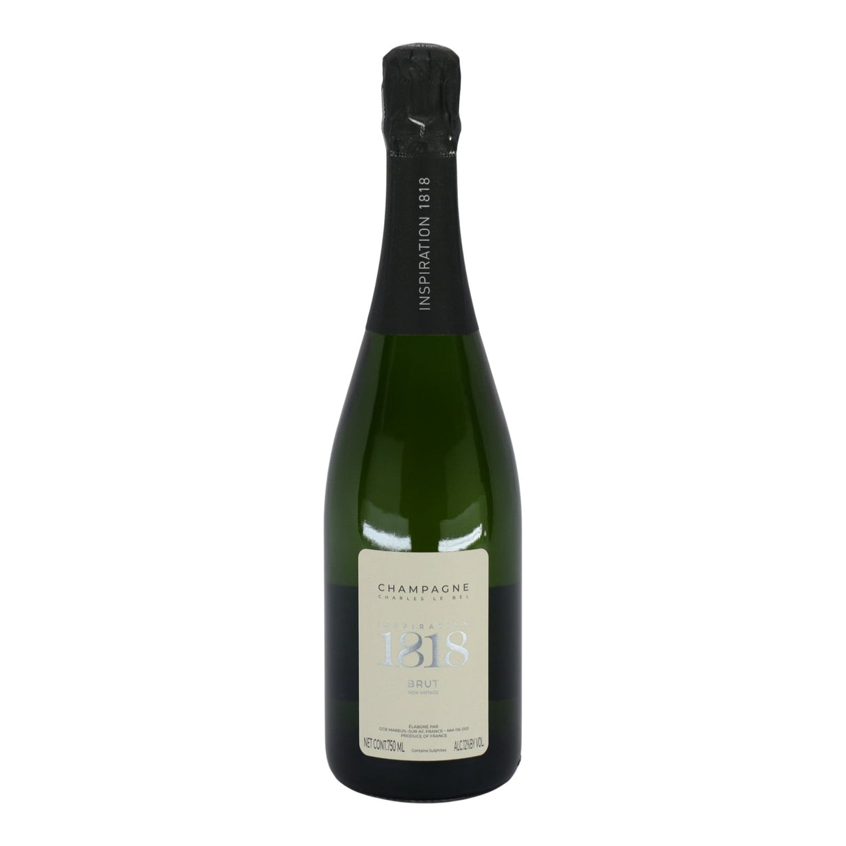 Charles Le Bel 1818 Inspiration Brut Champagne NV bottle 750mL from France