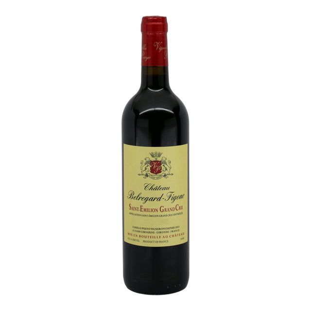 Chateau Belregard Figeac Saint Emilion Grand Cru 2018 red wine bottle 750mL from France