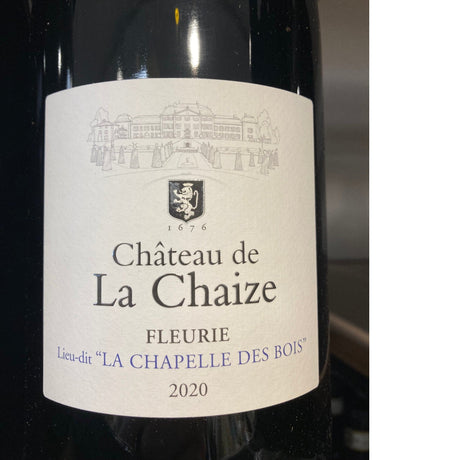Chateau de la Chaize La Chapelle Des Bois Fleurie 2020 (1.5L) red wine bottle from France