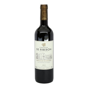 Chateau de Ribebon Bordeaux Superieur 2020 red wine bottle 750mL from France