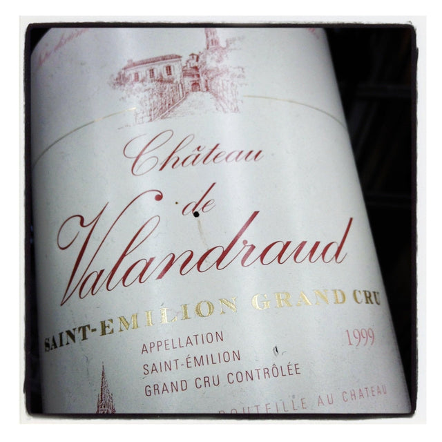 Chateau de Valandraud Saint Emilion 1999 red wine bottle 750mL from France