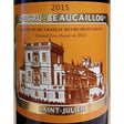 Chateau Ducru Beacauillou Saint Julien Bordeaux 2019 red wine bottle 750mL from France