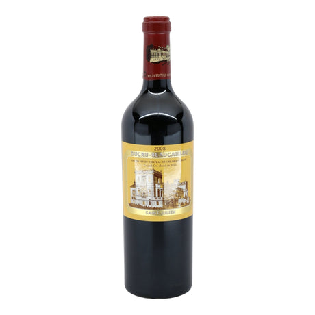 Chateau Ducru-Beaucaillou Saint Julien Deuxieme Cru Classe 2008 red wine bottle 750mL from France