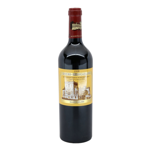 Chateau Ducru-Beaucaillou Saint Julien Deuxieme Cru Classe 2008 red wine bottle 750mL from France