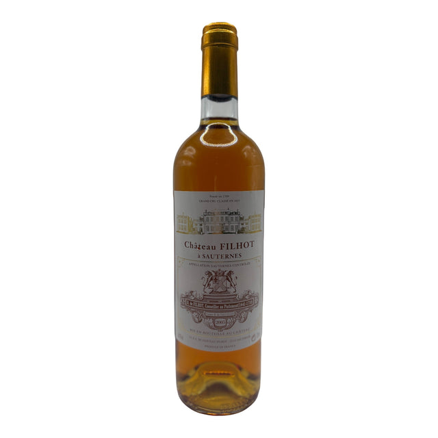 Chateau Filhot Sauternes Deuxieme Cru Classe 2005 white wine bottle 750mL from France