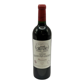 Chateau Grand Puy Lacoste Pauillac Cinquieme Cru Classe 2005 red wine bottle 750mL from France