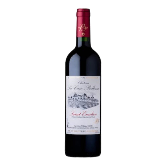 Chateau La Caze Bellevue Saint Emilion 2022 red wine bottle 750mL from France