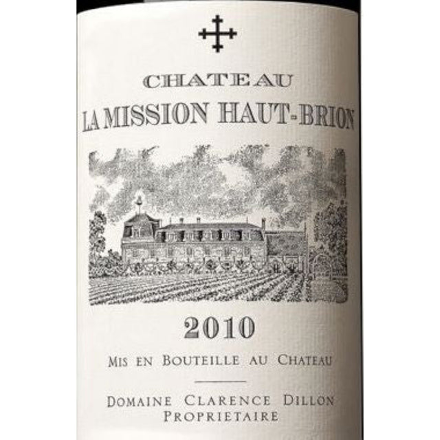 Chateau la Mission-Haut-Brion Pessac-Leognan Grand Cru Classe de Graves 2010 red wine bottle 750mL from France