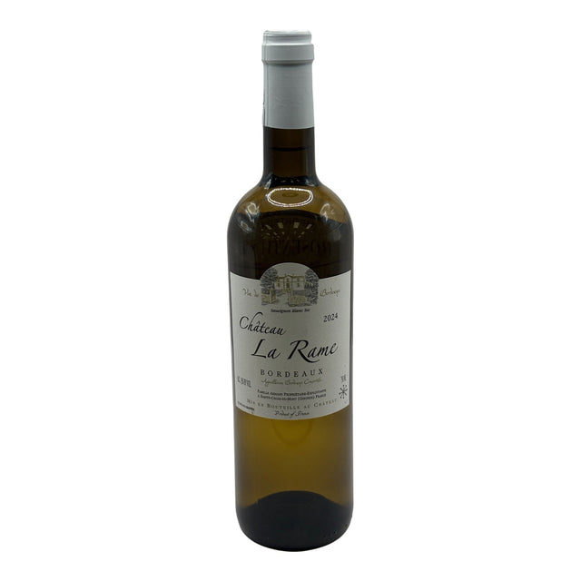 Chateau La Rame Bordeaux Blanc 2024 bottle 750mL from France
