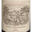 Chateau Lafite-Rothschild Pauillac Premier Cru Classe 2010 red wine bottle 750mL from France