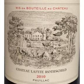 Chateau Lafite-Rothschild Pauillac Premier Cru Classe 2010 red wine bottle 750mL from France