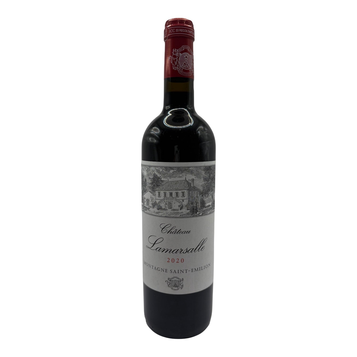 Chateau Lamarsalle Montagne Saint Emilion 2020 white wine bottle 750mL from France
