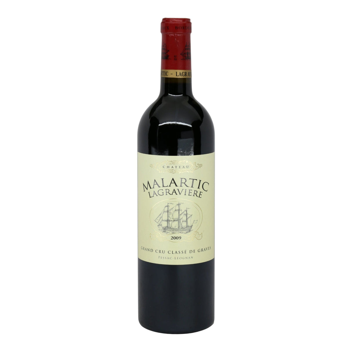 Chateau Malartic Lagraviere Pessac-Leognan 2009 red wine bottle 750mL from France