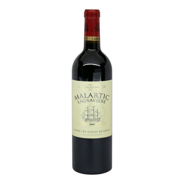 Chateau Malartic Lagraviere Pessac-Leognan 2009 red wine bottle 750mL from France