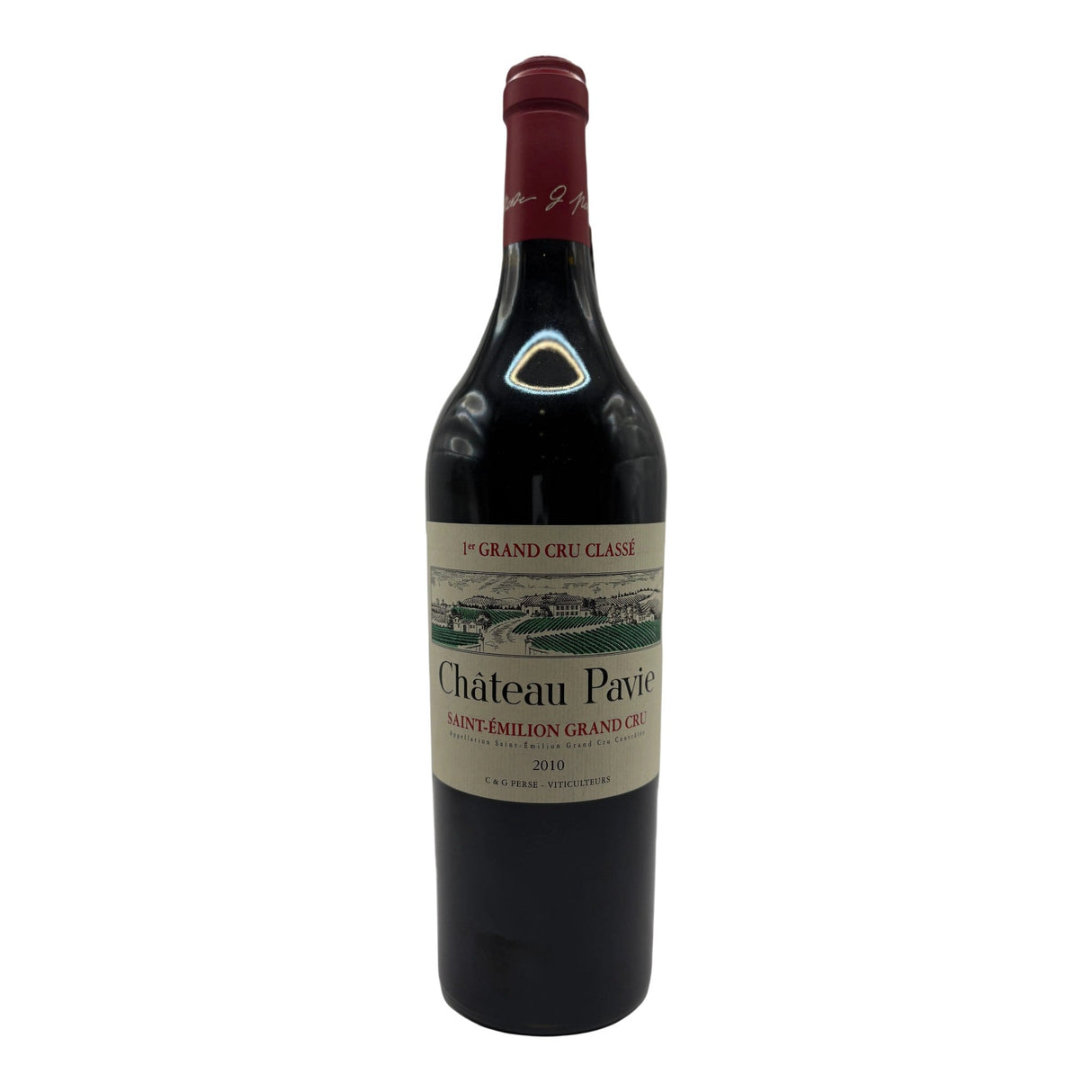 Chateau Pavie Saint Emilion 2010 red wine bottle 750mL from France
