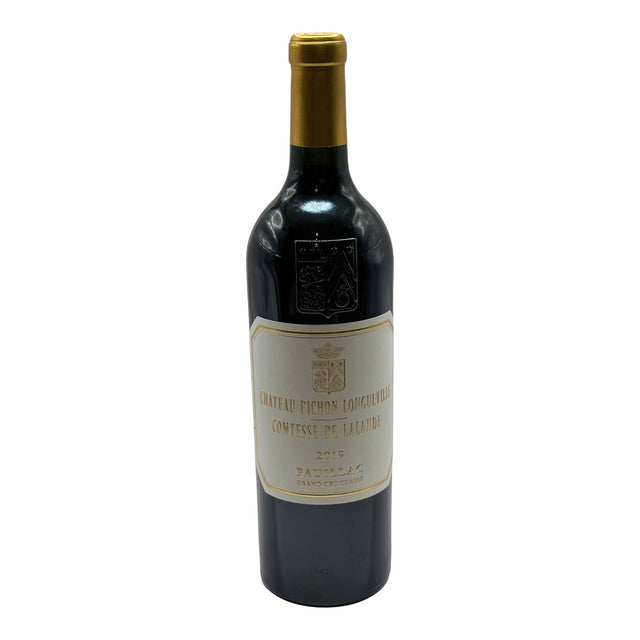 Chateau Pichon Longueville Comtesse de Lalande Pauillac 2019 red wine bottle 750mL from France