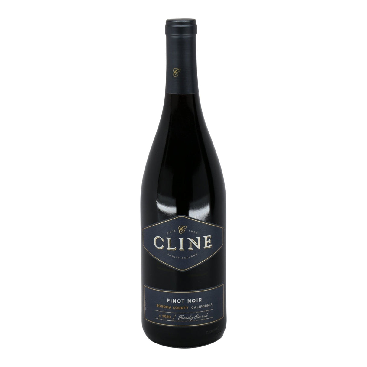Cline Pinot Noir 2021 red wine bottle 750mL from USA