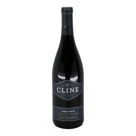 Cline Pinot Noir 2021 red wine bottle 750mL from USA