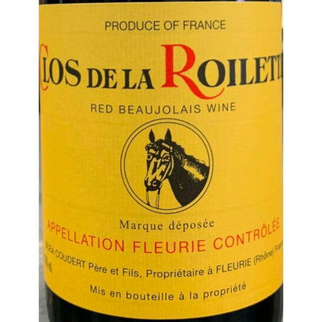 Clos de la Roilette Fleurie 2024 red wine bottle 750mL from France