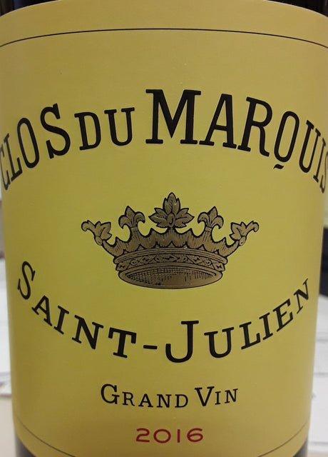 Clos Du Marquis Saint Julien 2019 red wine bottle 750mL from France