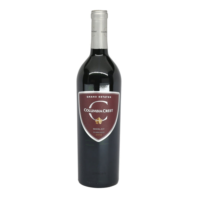 Columbia Crest Grand Estates Columbia Valley Merlot red wine bottle 750mL from USA
